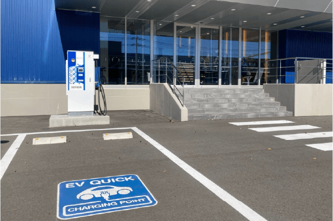 EV充電スタンドの画像